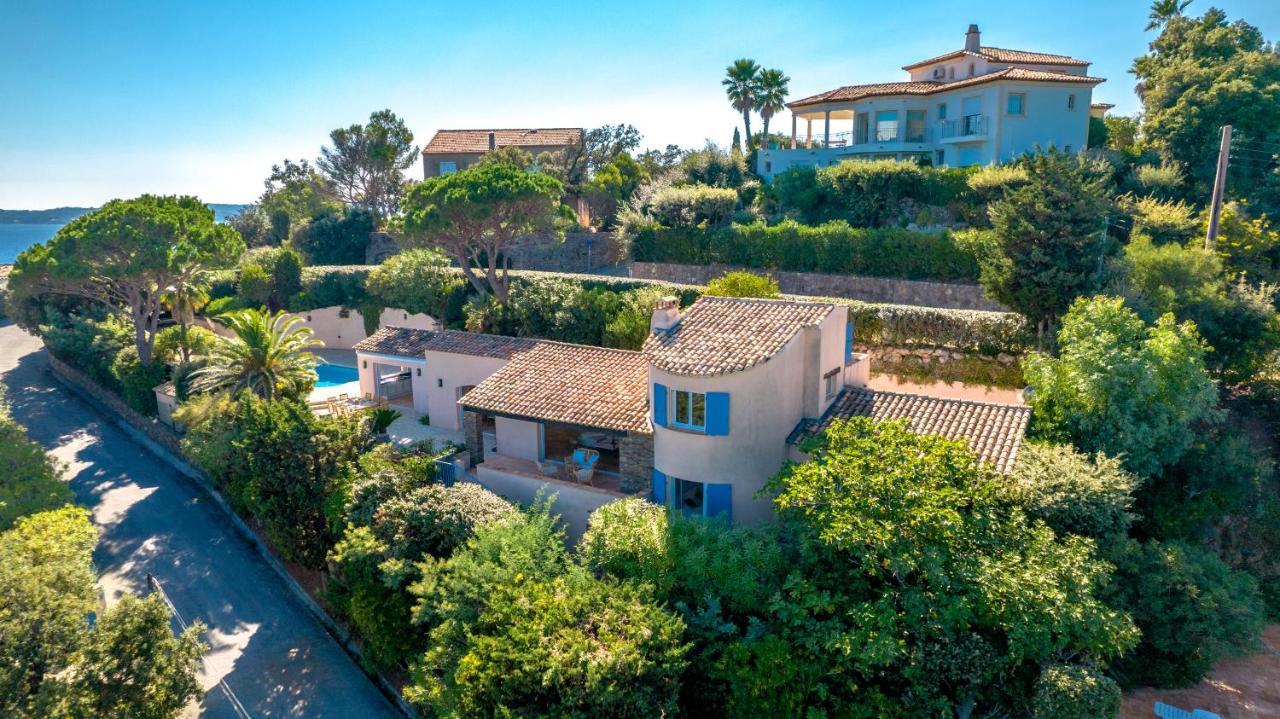 Superbe Villa, Incroyable Vue Mer, Piscine Chauffee, Climatisee Sainte-Maxime Exterior photo