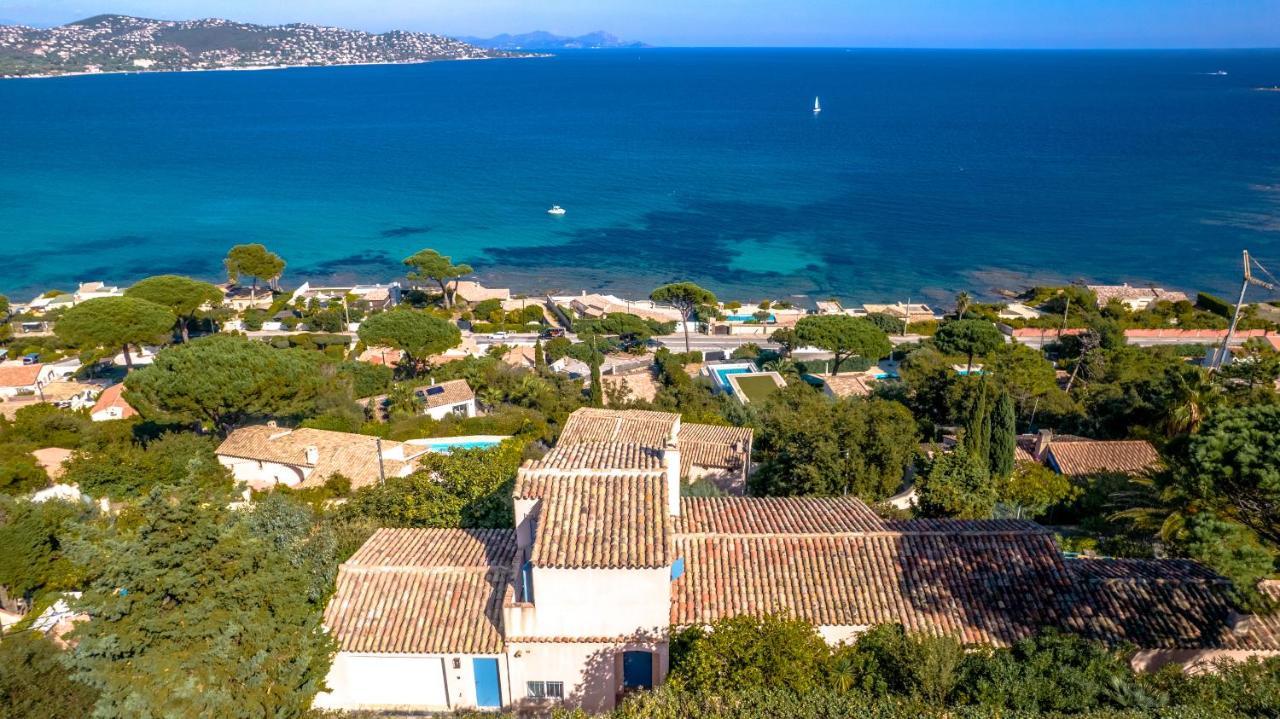 Superbe Villa, Incroyable Vue Mer, Piscine Chauffee, Climatisee Sainte-Maxime Exterior photo