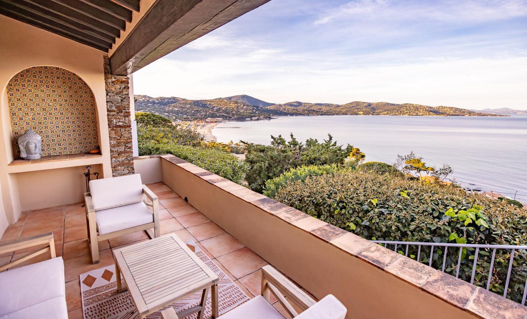 Superbe Villa, Incroyable Vue Mer, Piscine Chauffee, Climatisee Sainte-Maxime Exterior photo
